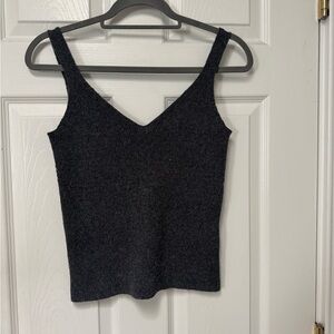 Old Navy Black Fitted Tank Top